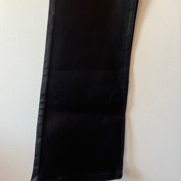Paige Claudine Luxe Coating Black Jeans 23 BNWT - Picture 7 of 9
